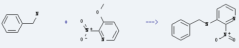 3-Methoxy-2-Nitropyridine is used to produce benzyl-(2-nitro-pyridin-3-yl)-amine by reaction with benzylamine.